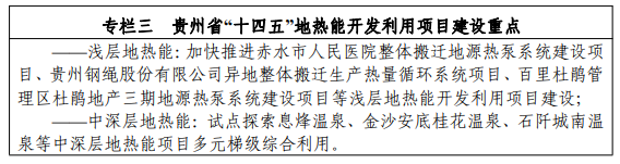 地大熱能：貴州新能源發(fā)展“十四五”規(guī)劃地熱投資超100億！
